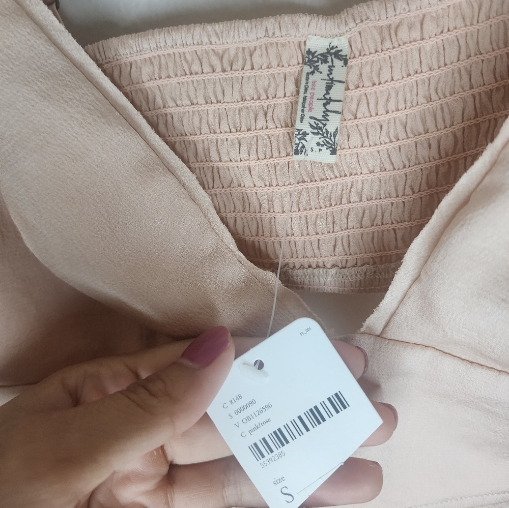 New NWT Free people ballerina pink bralette - Picture 2 of 4